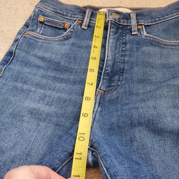 Denim Forum High Rise Jeans - Blue - Picture 15 of 16